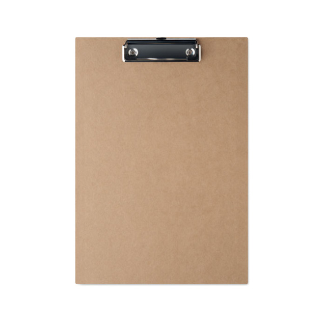 Porte bloc avec pince A4 Beige