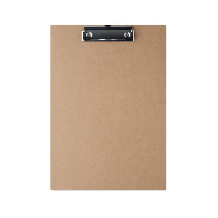 Porte bloc avec pince A4 Beige