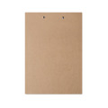 Porte bloc avec pince A4 Beige