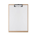 Porte bloc avec pince A4 Beige
