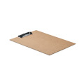 Porte bloc avec pince A4 Beige