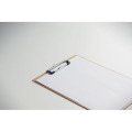 Porte bloc avec pince A4 Beige