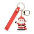 Porte-cl&eacute;s charm P&egrave;re No&euml;l Rouge