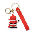Porte-cl&eacute;s charm P&egrave;re No&euml;l Rouge
