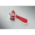 Porte-cl&eacute;s charm P&egrave;re No&euml;l Rouge