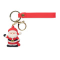 Porte-cl&eacute;s charm P&egrave;re No&euml;l Rouge