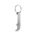 Porte-cl&eacute;s en aluminium recycl&eacute; Argent