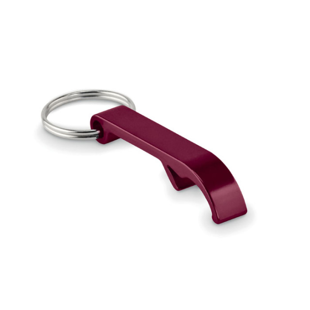 Porteclés en aluminium recyclé Bordeaux
