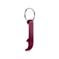 Porte-cl&eacute;s en aluminium recycl&eacute; Bordeaux