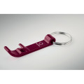 Porte-cl&eacute;s en aluminium recycl&eacute; Bordeaux