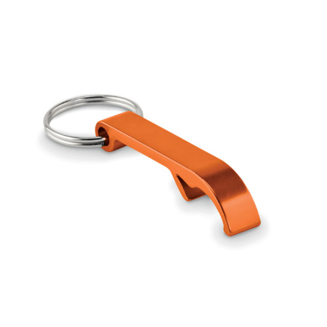 Porteclés en aluminium recyclé Orange