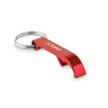 Porte-cl&eacute;s en aluminium recycl&eacute; Rouge