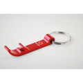 Porte-cl&eacute;s en aluminium recycl&eacute; Rouge