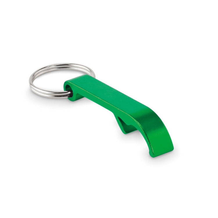 Porte-cl&eacute;s en aluminium recycl&eacute; Vert