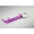 Porte-cl&eacute;s en aluminium recycl&eacute; Violet