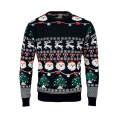 Pull LED de No&euml;l L/XL Noir