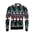 Pull LED de No&euml;l L/XL Noir