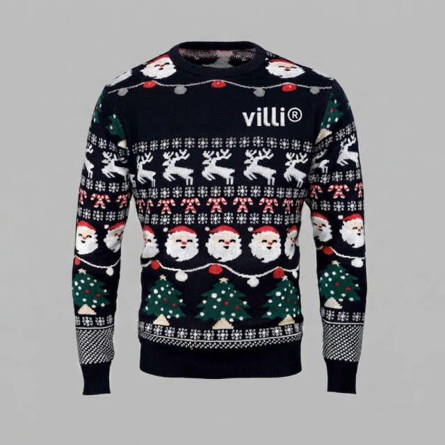 Pull LED de Noël LXL Noir