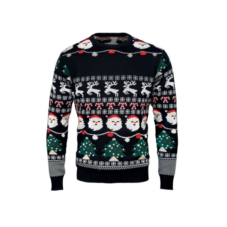 Pull LED de No&euml;l S/M Noir