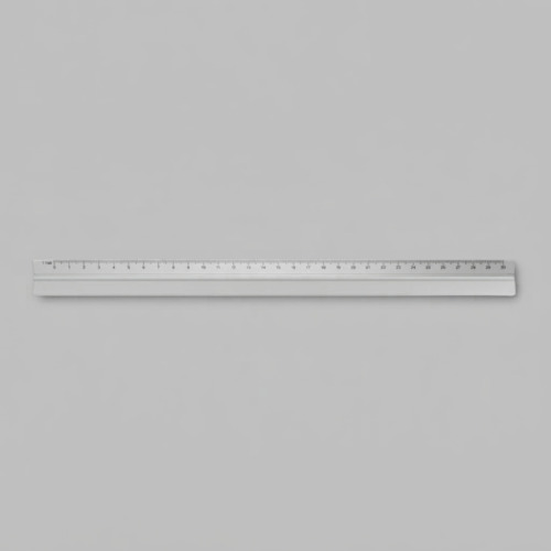 Règle architecte de 30cm Argent Mat