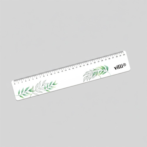 Règle publicitaire PVC
