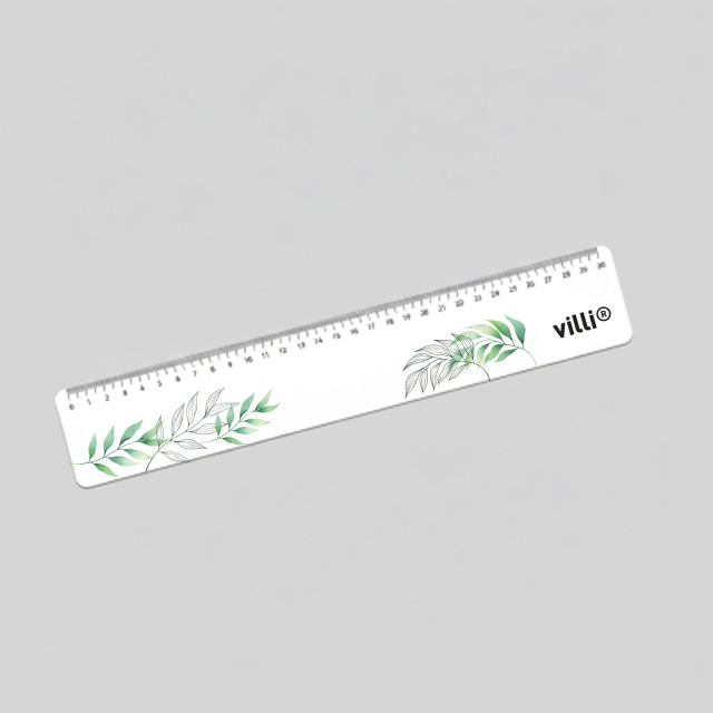 Règle publicitaire PVC