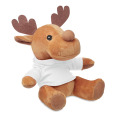 Renne en peluche avec capuche Blanc