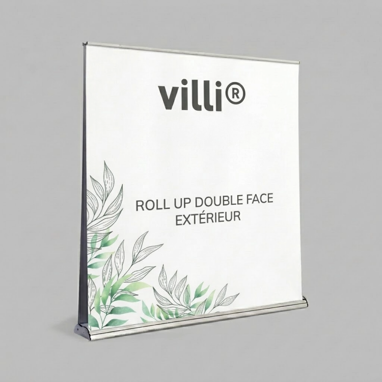Roll'up double face ext&eacute;rieur