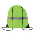 Sac &agrave; cordons avec bandes r&eacute;fl Jaune Fluo