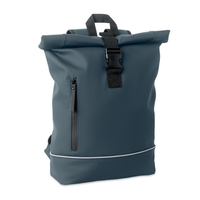 Sac à dos en PU pour ordinateur Bleu Marine