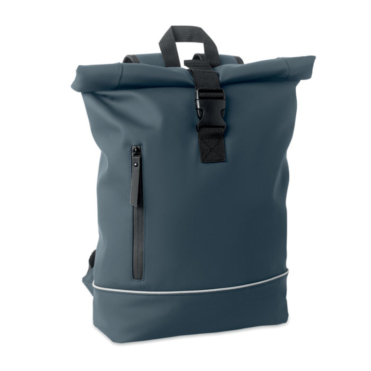Sac &agrave; dos en PU pour ordinateur Bleu Marine