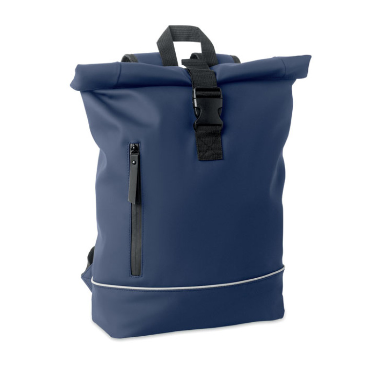 Sac &agrave; dos en PU pour ordinateur Bleu