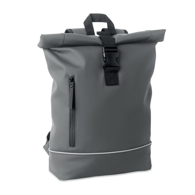 Sac à dos en PU pour ordinateur Gris Pierre