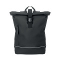 Sac &agrave; dos en PU pour ordinateur Noir