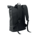Sac &agrave; dos en PU pour ordinateur Noir