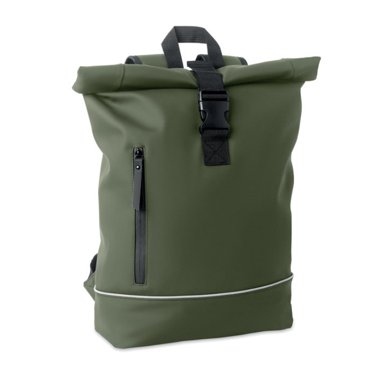 Sac &agrave; dos en PU pour ordinateur Vert Fonc&eacute;