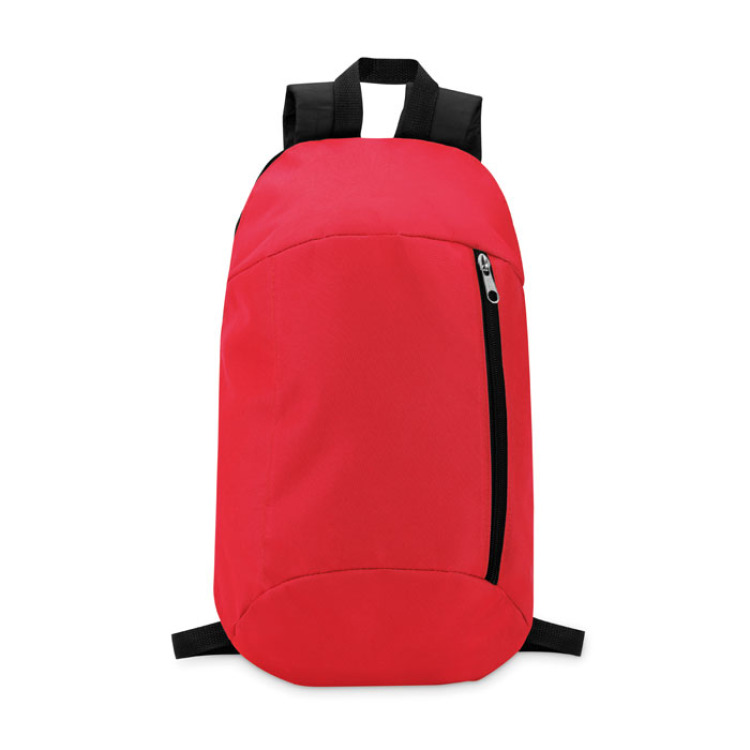 Sac à dos poche frontale Rouge