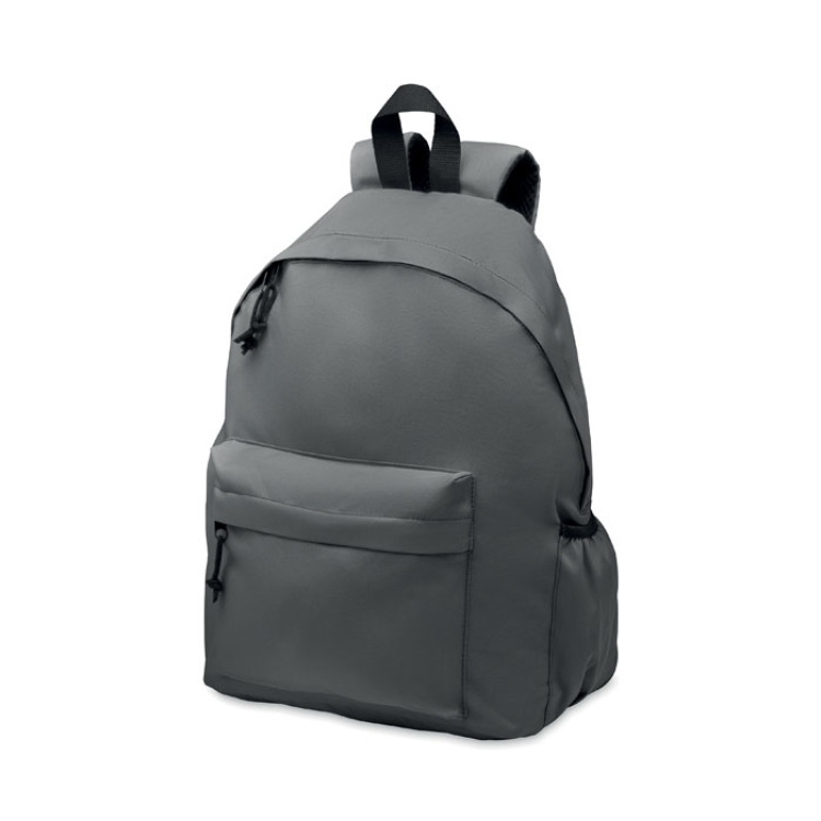 Sac &agrave; dos polyester RPET 600D Gris Pierre