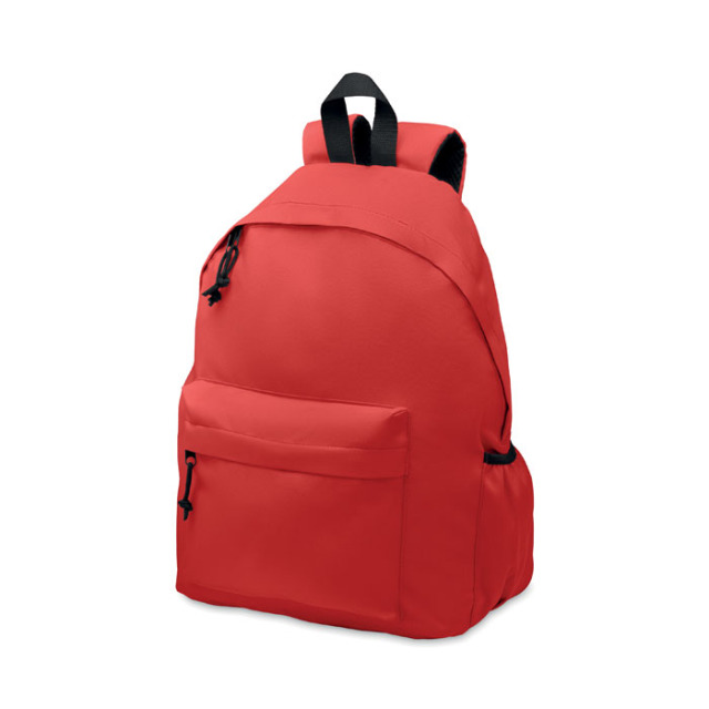 Sac à dos polyester RPET 600D Rouge