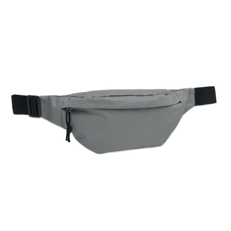Sac banane en 600D RPET Gris Pierre