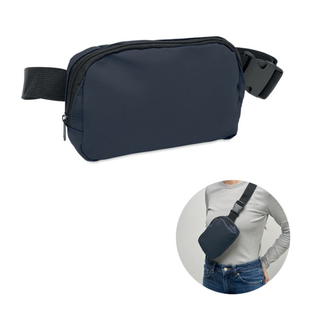 Sac banane en polyester 210D Bleu Marine