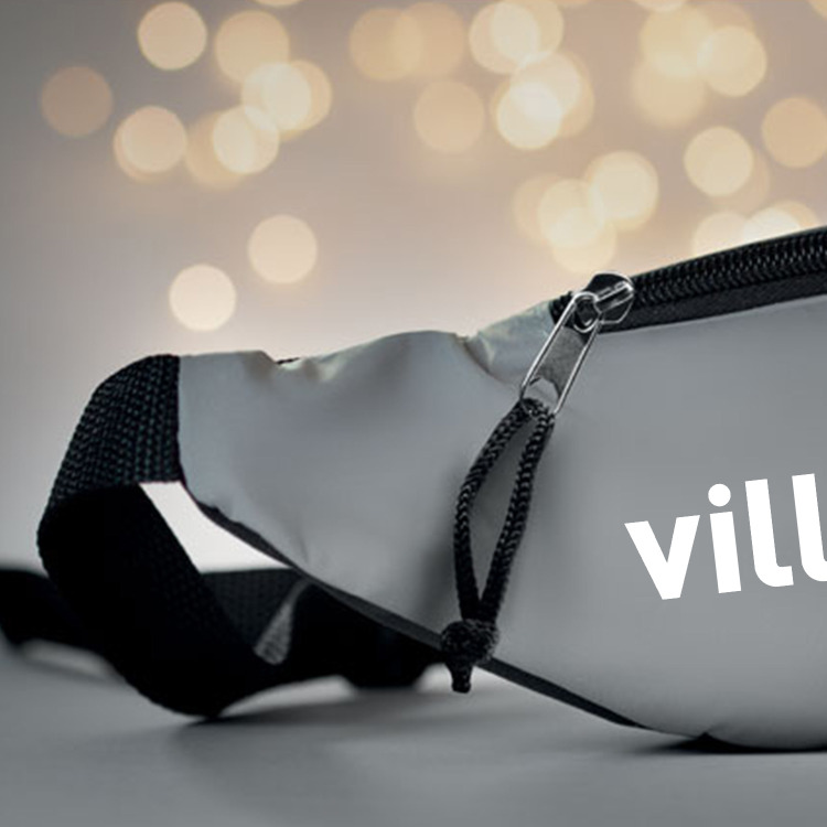 Sac banane haute r&eacute;flexion Argent Mat