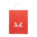 Sac cadeau format moyen Rouge