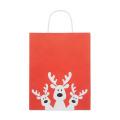 Sac cadeau format moyen Rouge