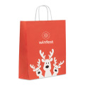 Sac cadeau grand format Rouge