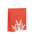 Sac cadeau grand format Rouge