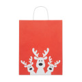 Sac cadeau grand format Rouge
