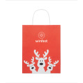 Sac cadeau petit format Rouge