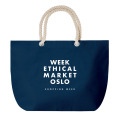 Sac de plage avec cordon Bleu