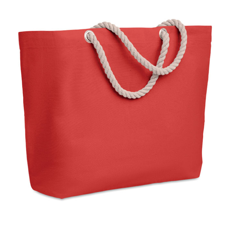 Sac de plage avec cordon Rouge